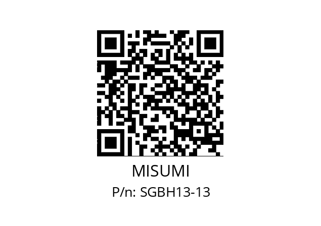   MISUMI SGBH13-13