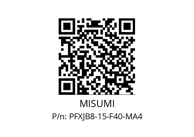   MISUMI PFXJB8-15-F40-MA4