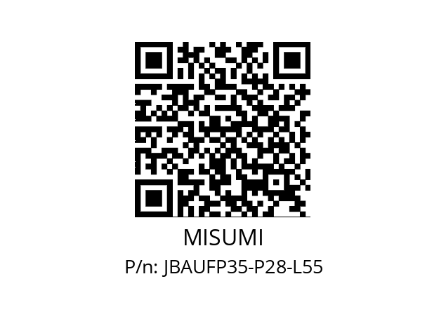   MISUMI JBAUFP35-P28-L55