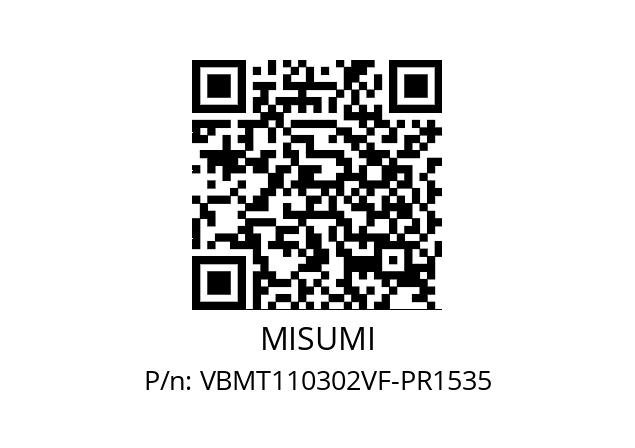   MISUMI VBMT110302VF-PR1535