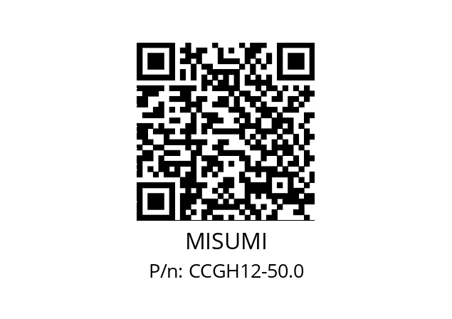   MISUMI CCGH12-50.0