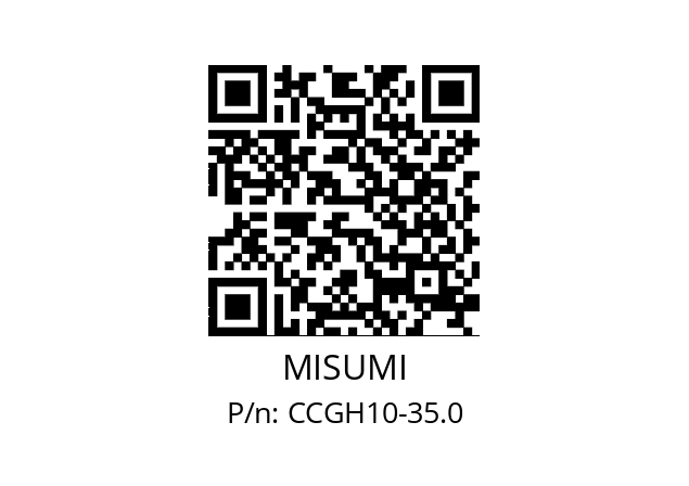   MISUMI CCGH10-35.0