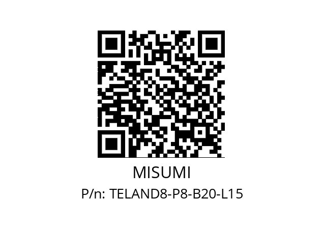   MISUMI TELAND8-P8-B20-L15