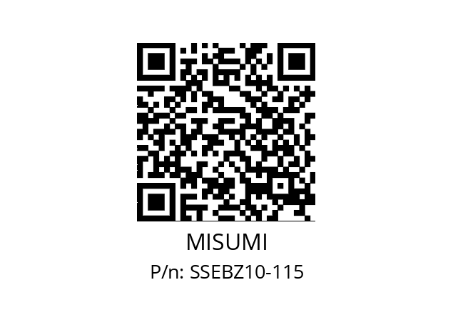   MISUMI SSEBZ10-115