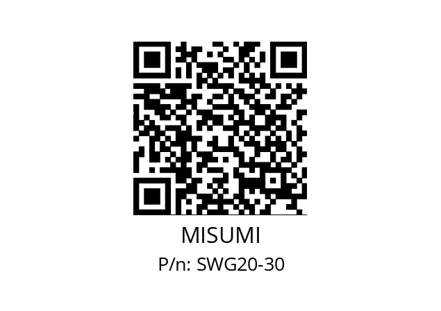   MISUMI SWG20-30