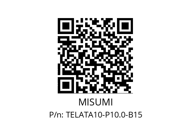   MISUMI TELATA10-P10.0-B15