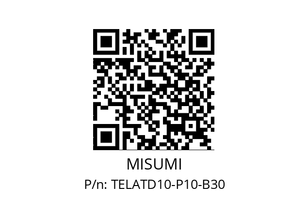   MISUMI TELATD10-P10-B30