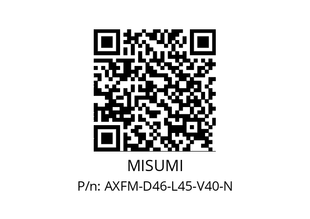   MISUMI AXFM-D46-L45-V40-N