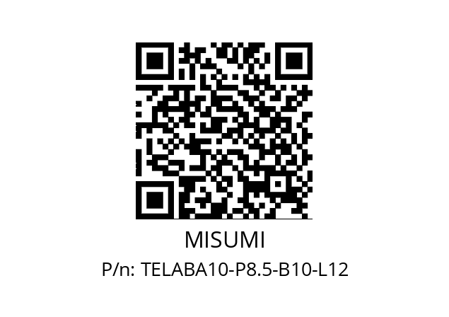   MISUMI TELABA10-P8.5-B10-L12