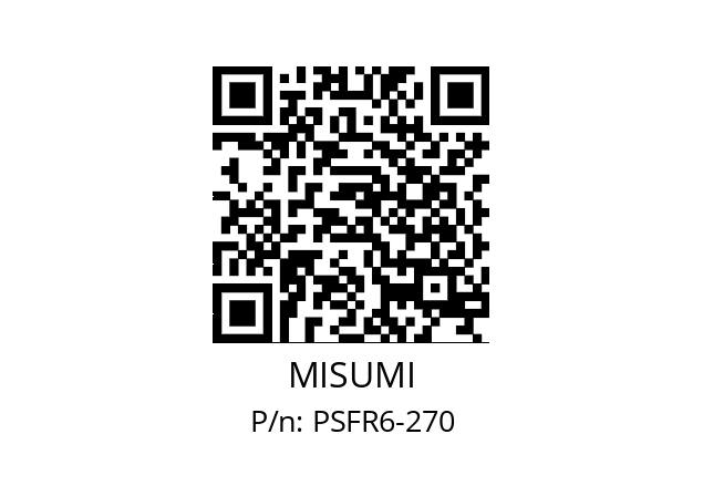   MISUMI PSFR6-270