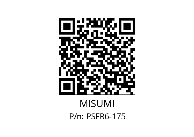   MISUMI PSFR6-175