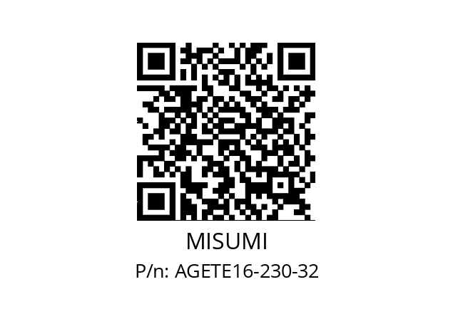   MISUMI AGETE16-230-32