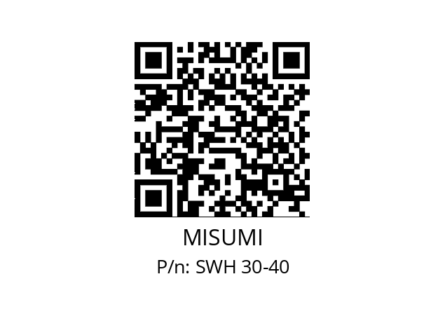   MISUMI SWH 30-40