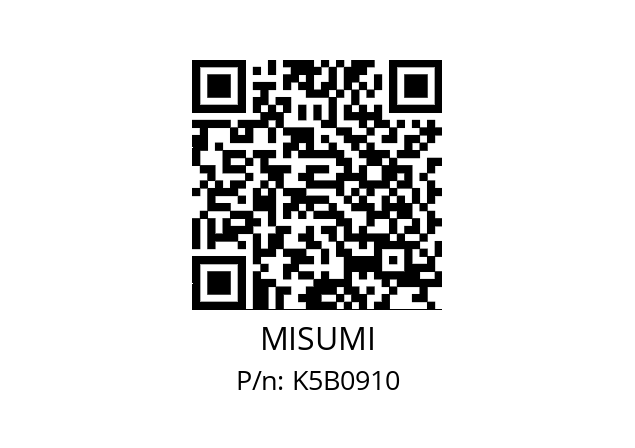   MISUMI K5B0910