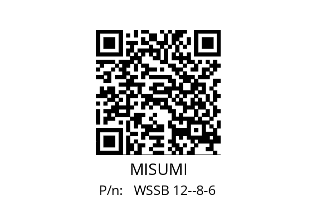   MISUMI   WSSB 12--8-6 