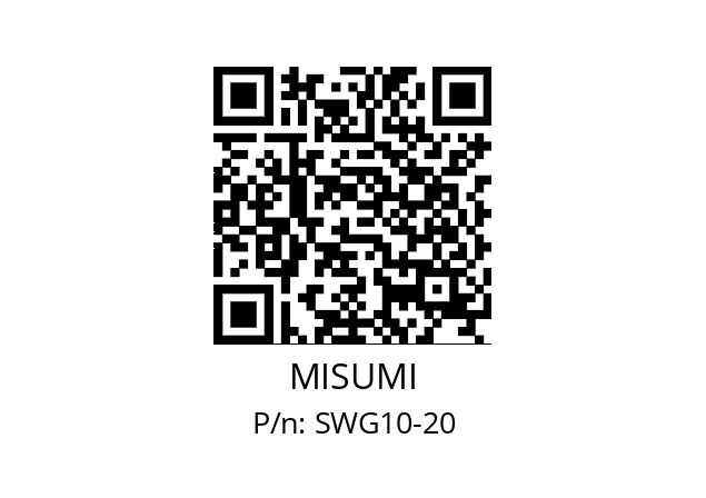   MISUMI SWG10-20