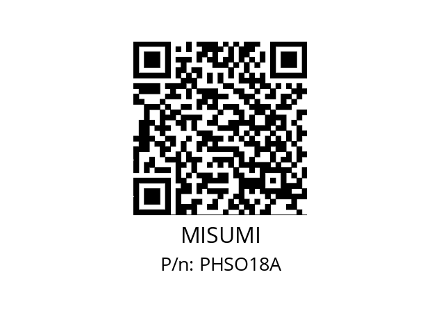   MISUMI PHSO18A