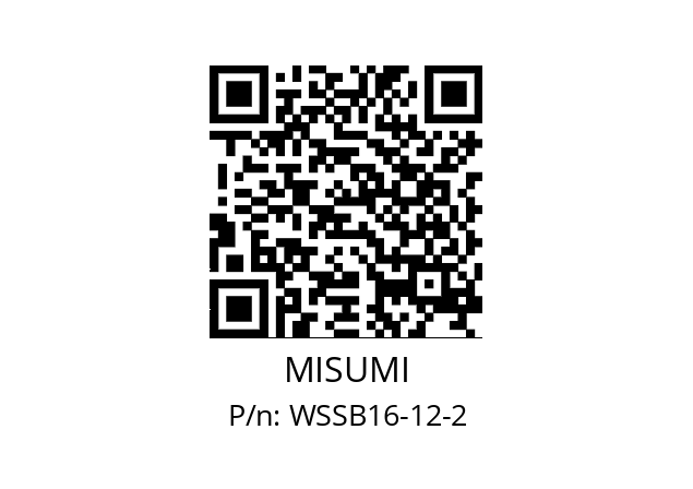   MISUMI WSSB16-12-2