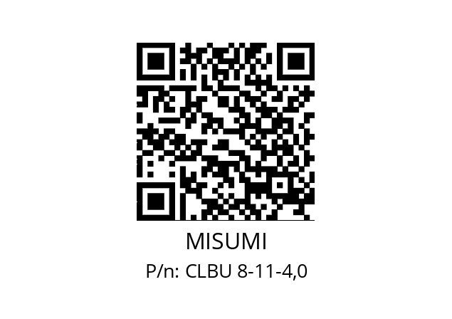   MISUMI CLBU 8-11-4,0