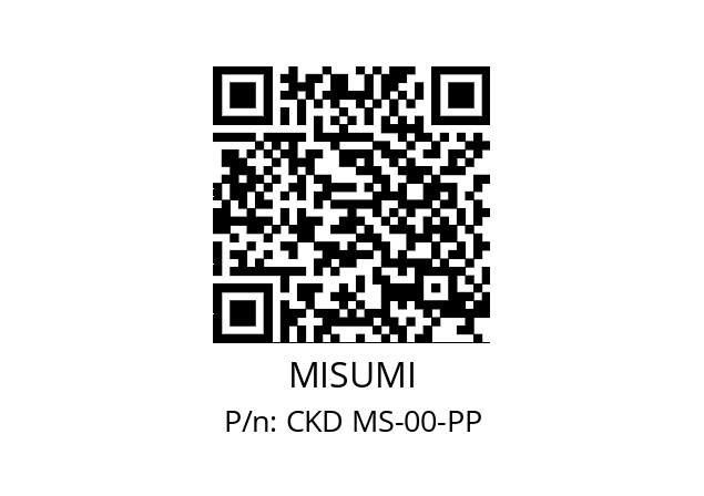   MISUMI CKD MS-00-PP