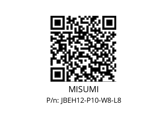   MISUMI JBEH12-P10-W8-L8