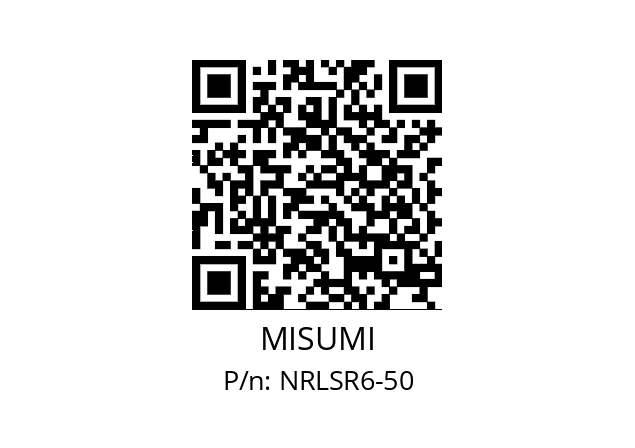   MISUMI NRLSR6-50