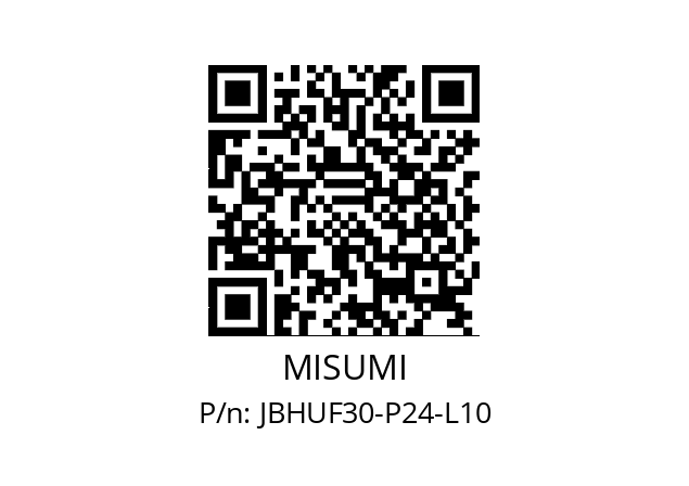   MISUMI JBHUF30-P24-L10