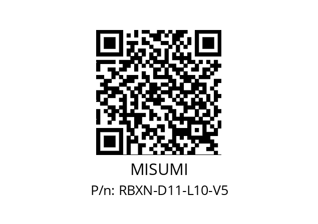   MISUMI RBXN-D11-L10-V5