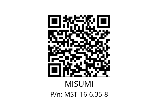   MISUMI MST-16-6.35-8