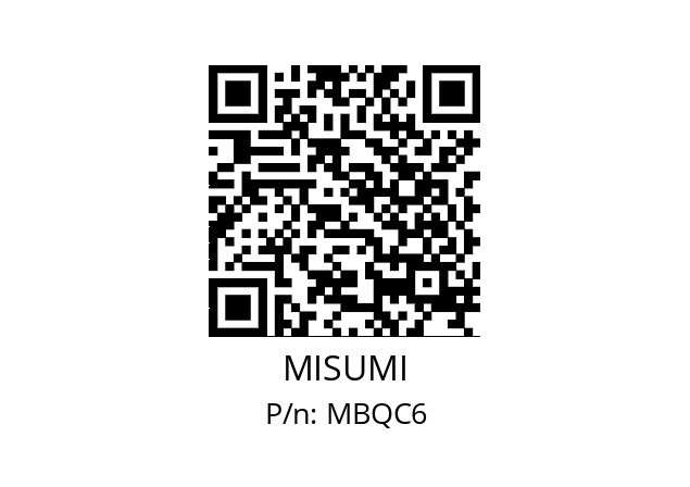   MISUMI MBQC6