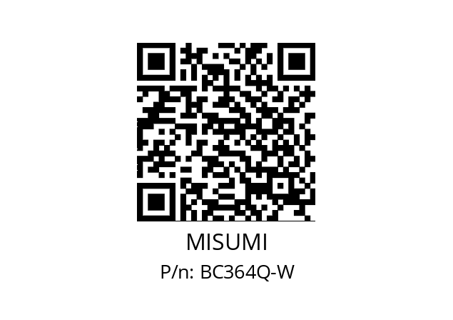   MISUMI BC364Q-W