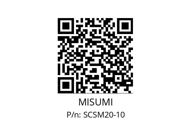   MISUMI SCSM20-10