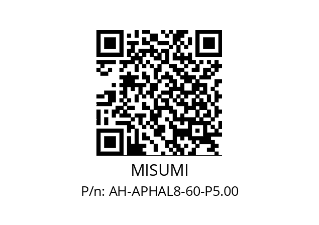   MISUMI AH-APHAL8-60-P5.00