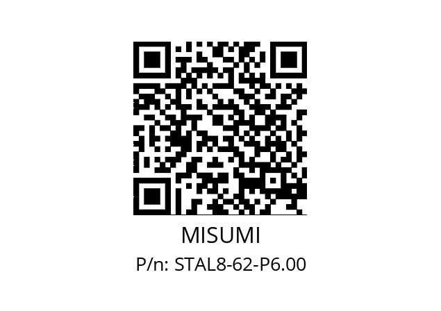   MISUMI STAL8-62-P6.00