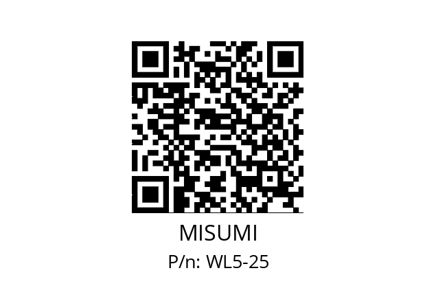   MISUMI WL5-25