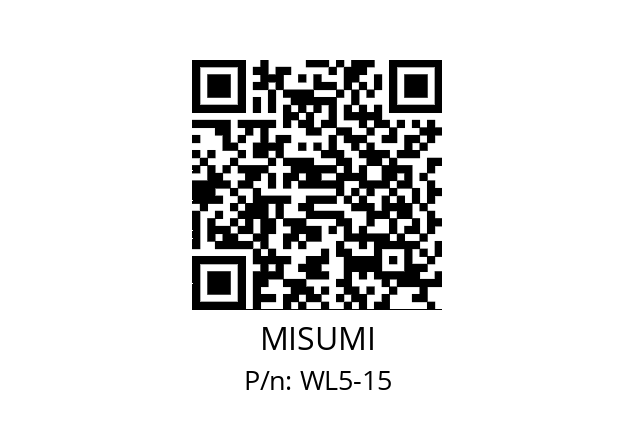   MISUMI WL5-15