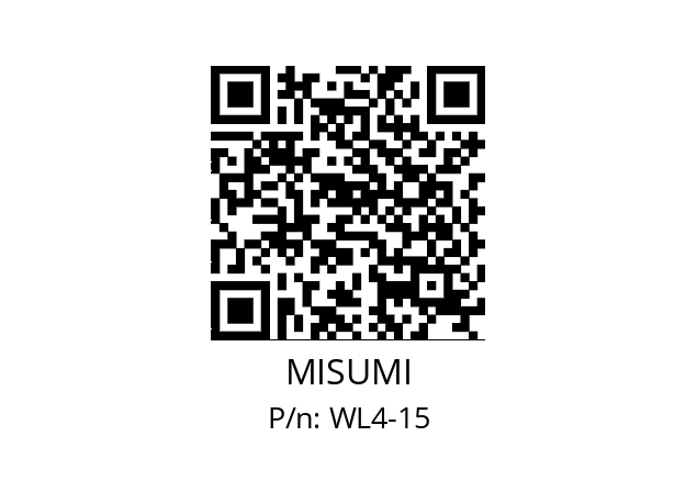   MISUMI WL4-15