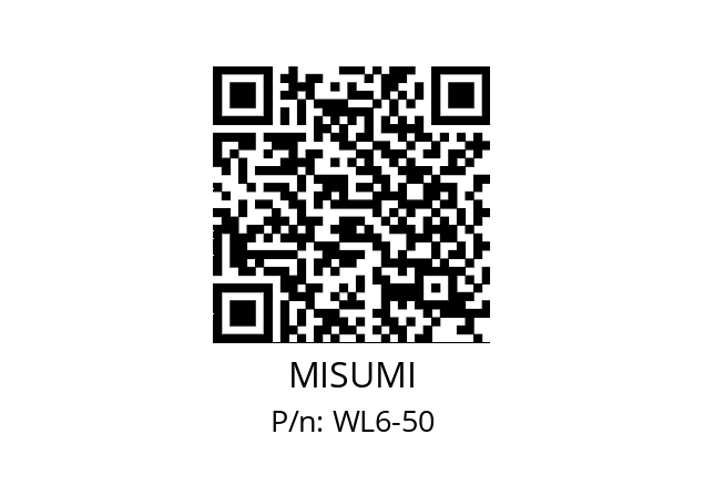   MISUMI WL6-50