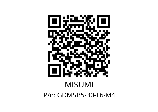   MISUMI GDMSB5-30-F6-M4