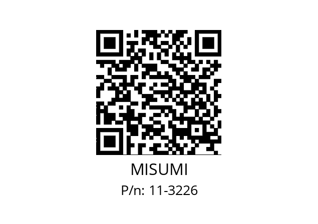   MISUMI 11-3226