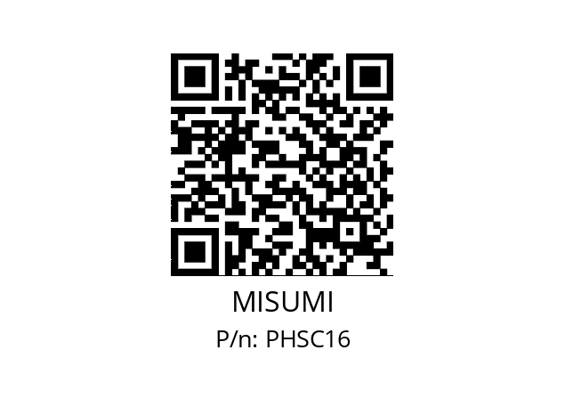   MISUMI PHSC16