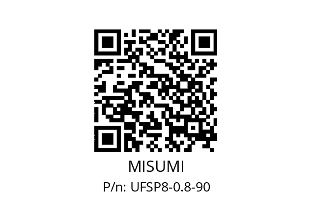   MISUMI UFSP8-0.8-90