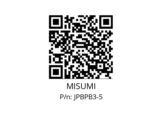   MISUMI JPBPB3-5