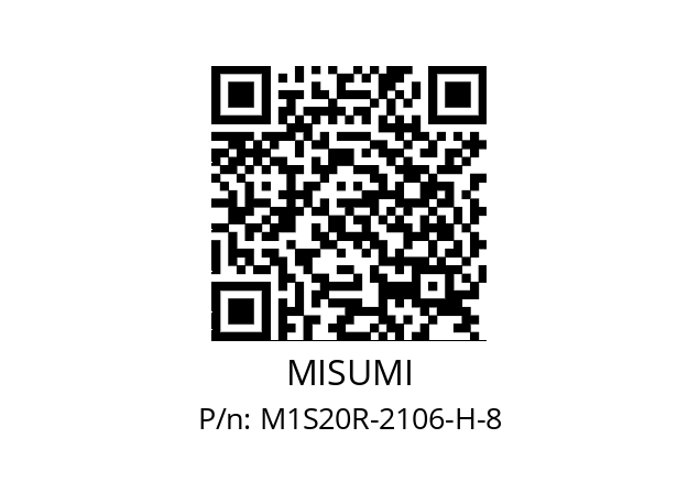   MISUMI M1S20R-2106-H-8