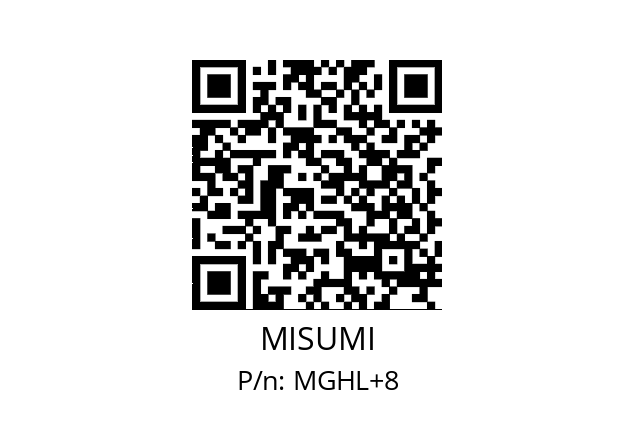   MISUMI MGHL+8