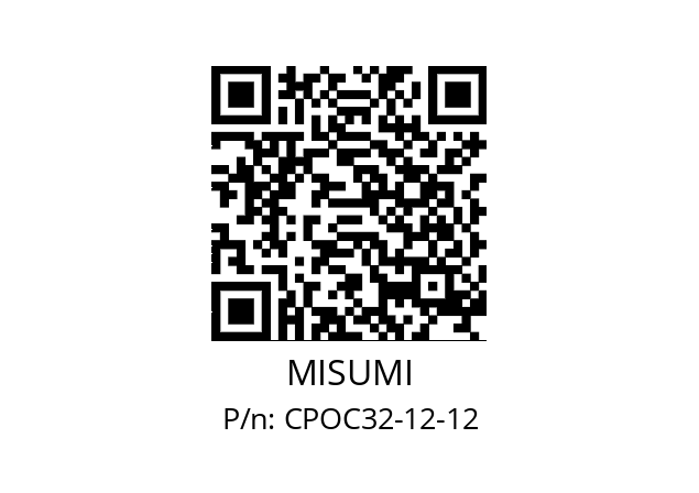   MISUMI CPOC32-12-12