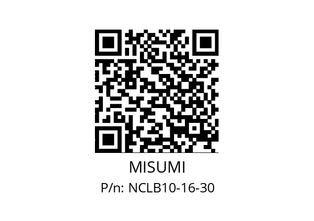   MISUMI NCLB10-16-30