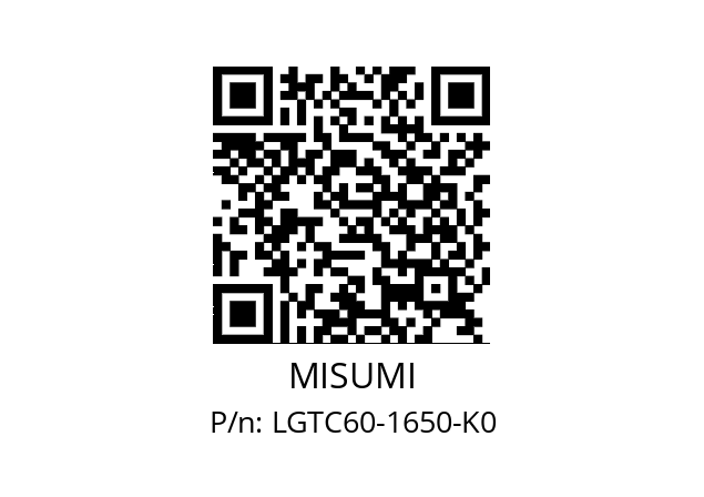   MISUMI LGTC60-1650-K0