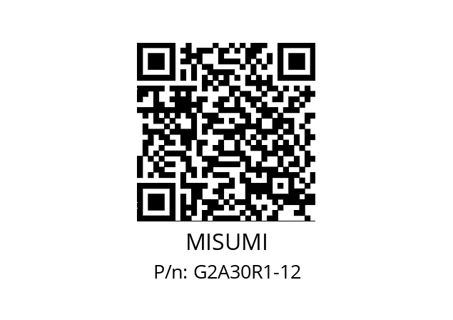   MISUMI G2A30R1-12