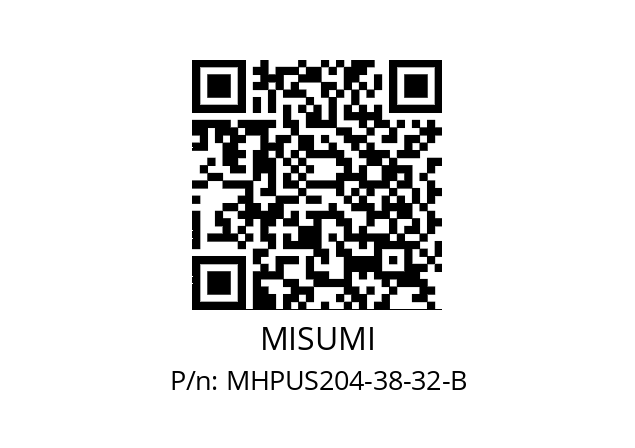   MISUMI MHPUS204-38-32-B